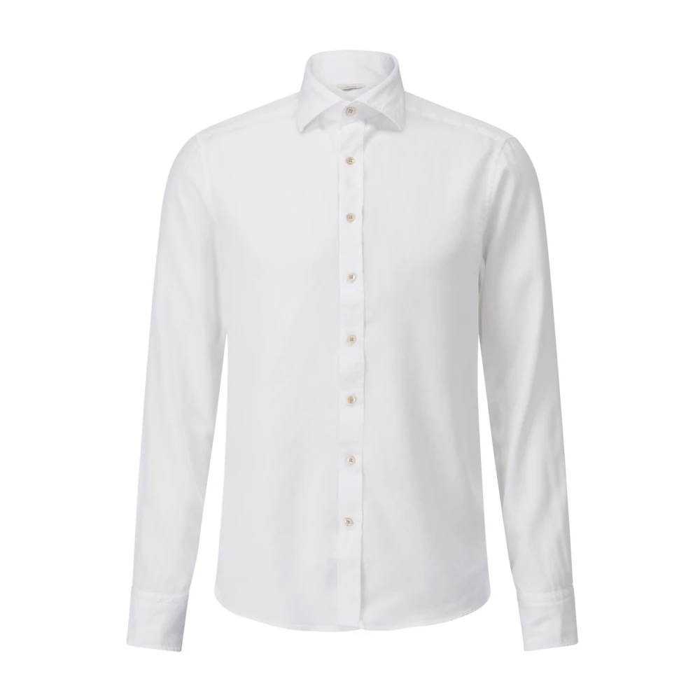Stenströms Uomo Bianco Camicia Elegante