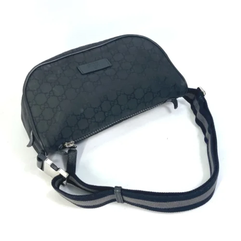 Gucci Vintage Pre-owned Canvas gucci-bags Black Heren