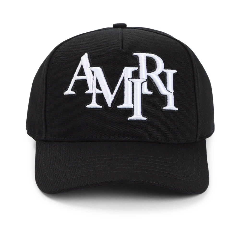 Amiri Men's Black Cotton Cap Stylish Model - Hats & Caps - One Size - Accessories