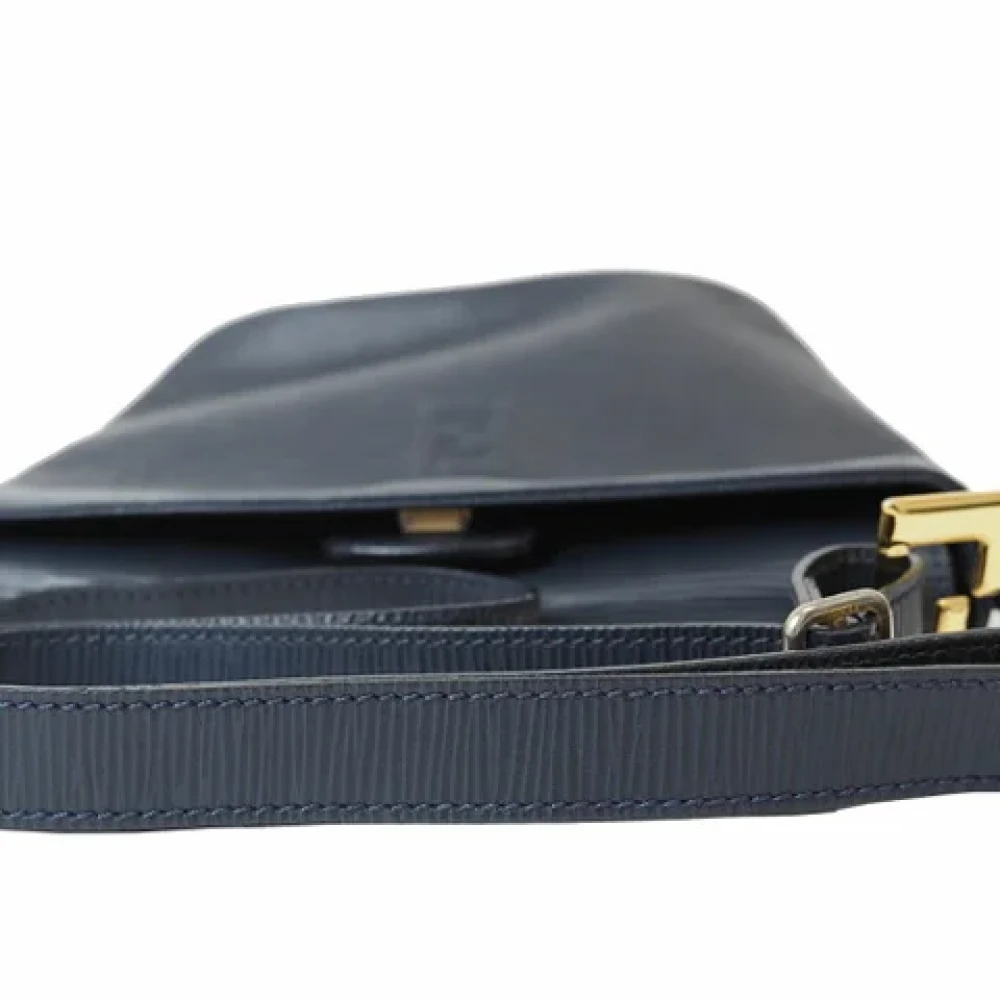 Fendi Vintage Pre-owned Leather fendi-bags Blue Dames