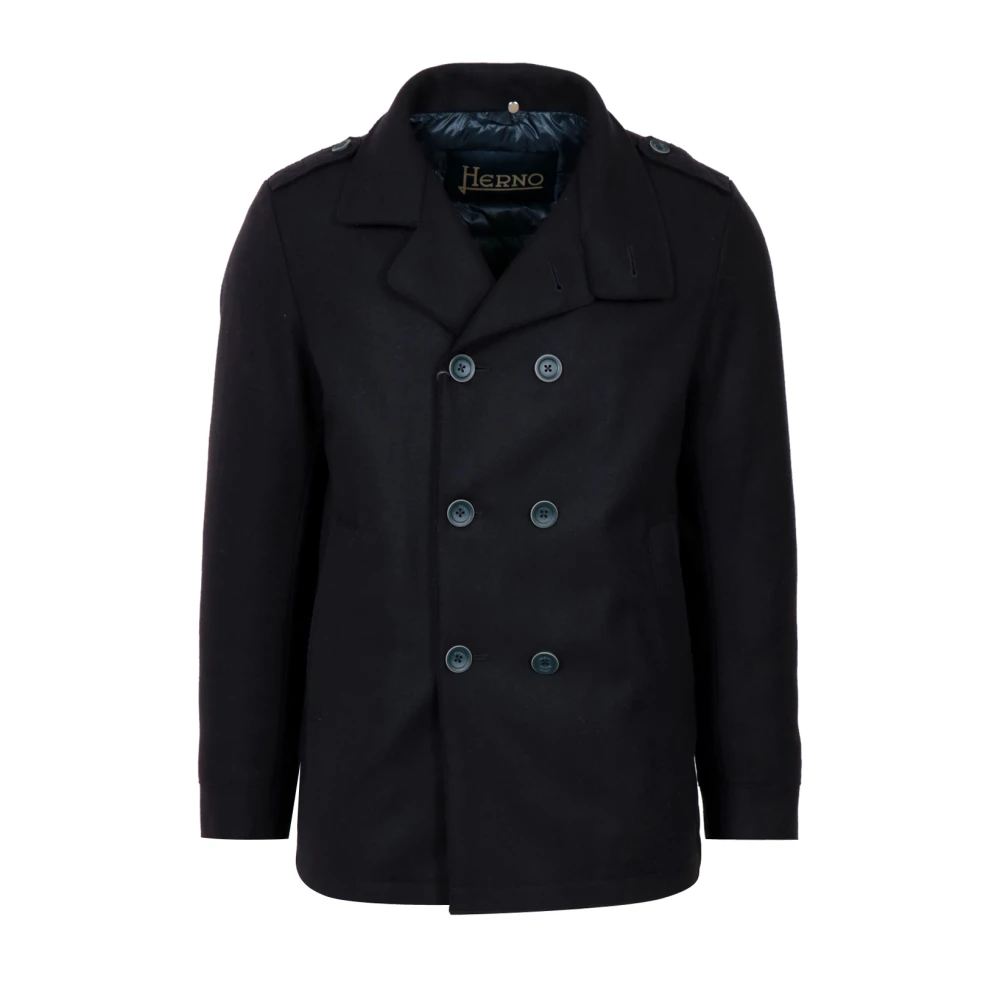 Herno Uomo Blu Cappotti, L, New,