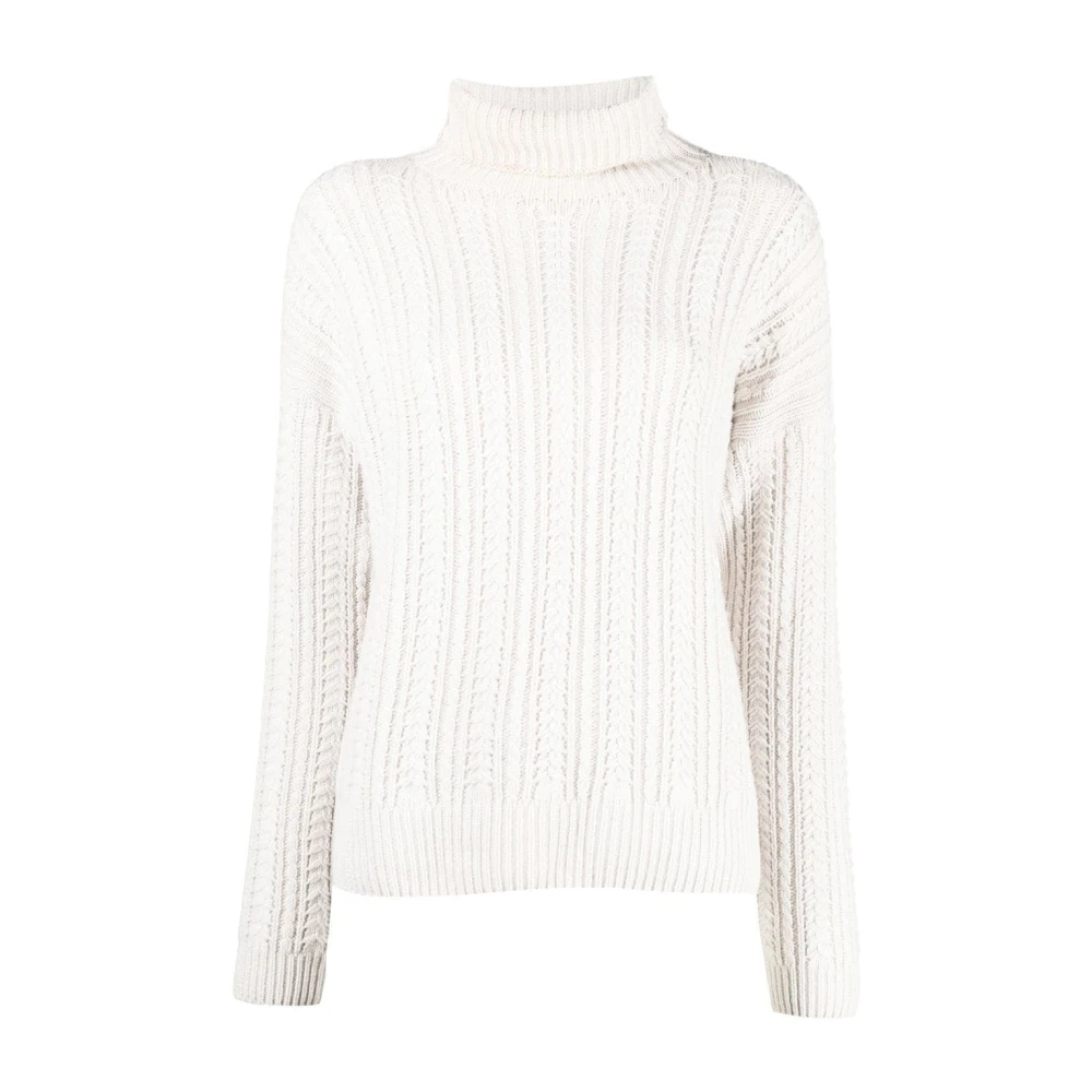 Eleventy Women's Gray Grey Knit Turtle Neck Jumper - Turtlenecks - M - Knitwear