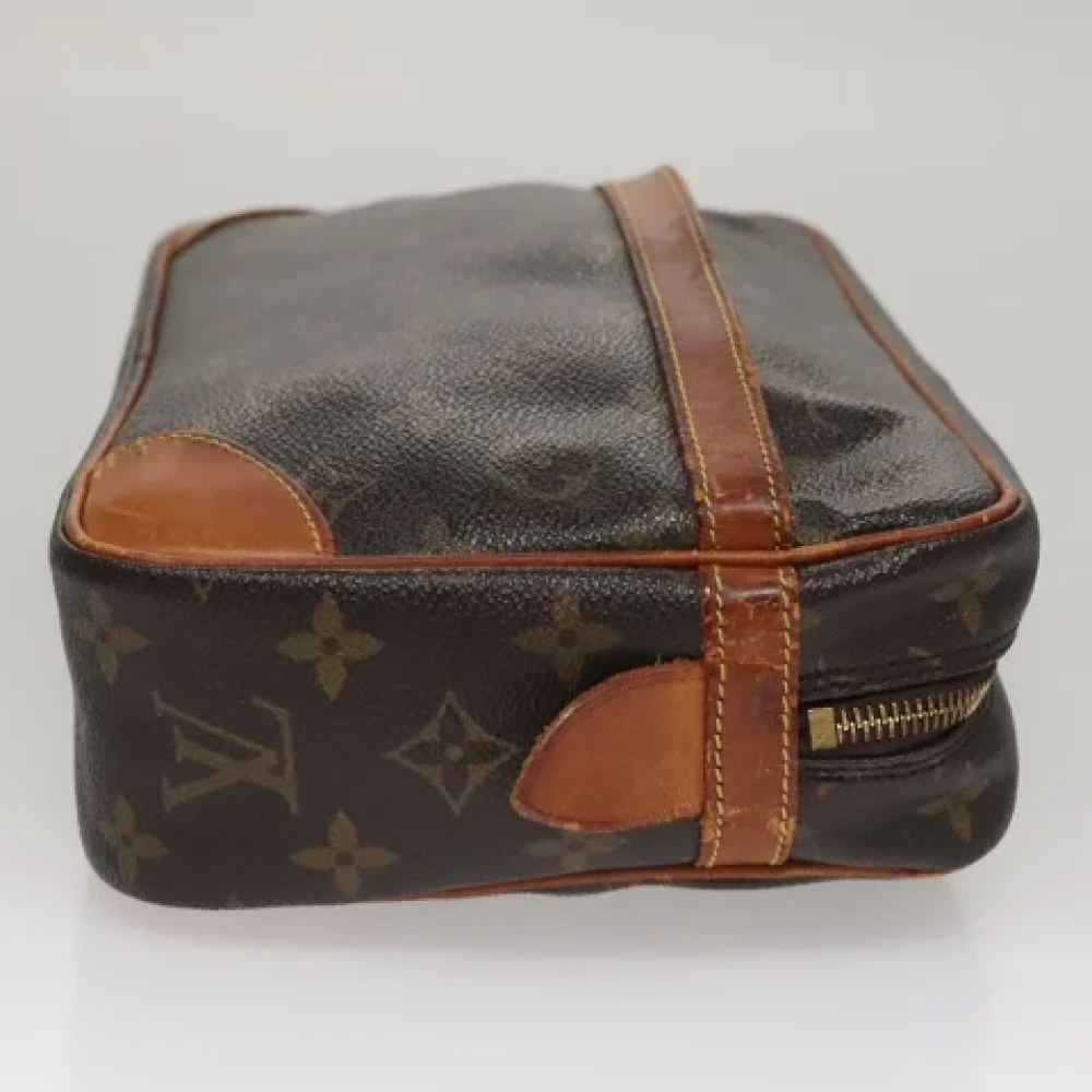 Louis Vuitton Vintage Pre-owned Canvas clutches Brown Dames