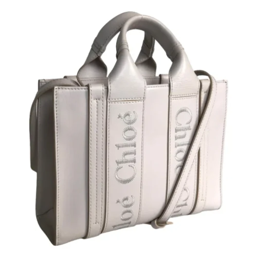 Chloé Pre-owned Fabric totes White Dames