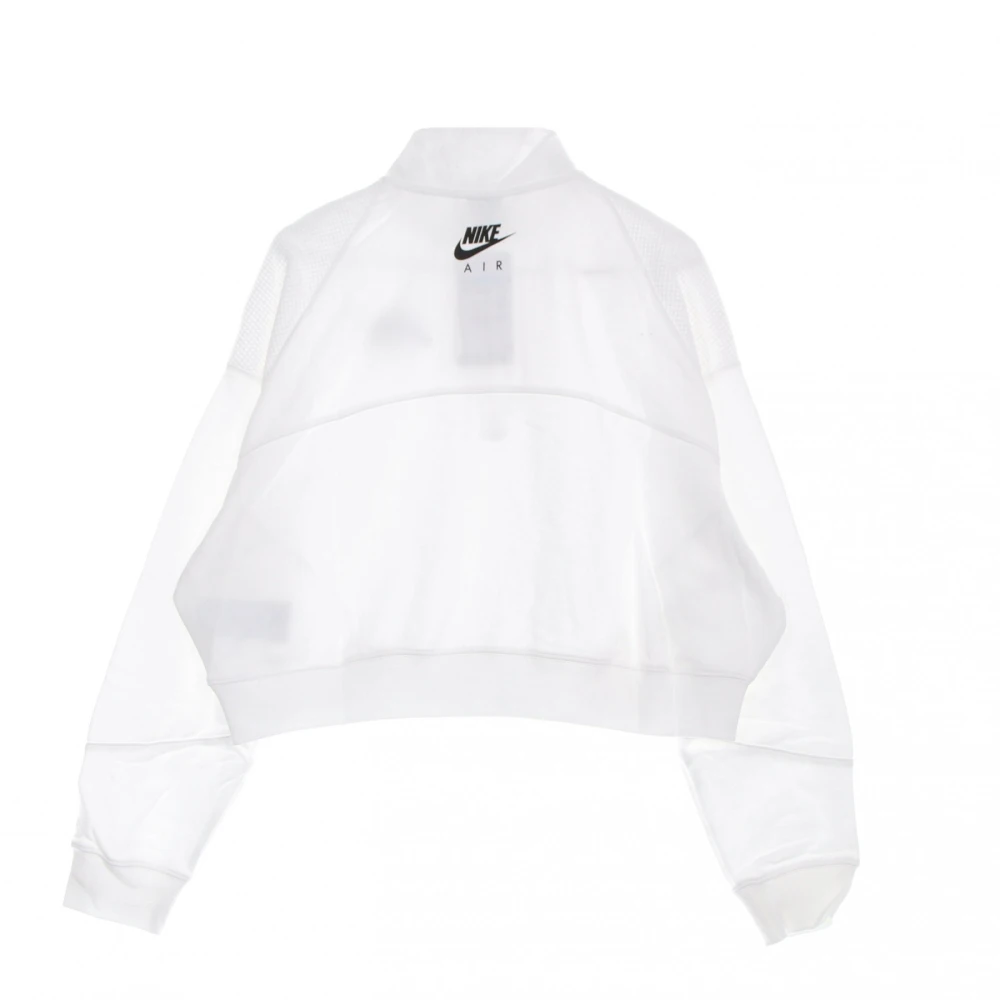 Nike Air Fleece Top Wit Zwart White Dames