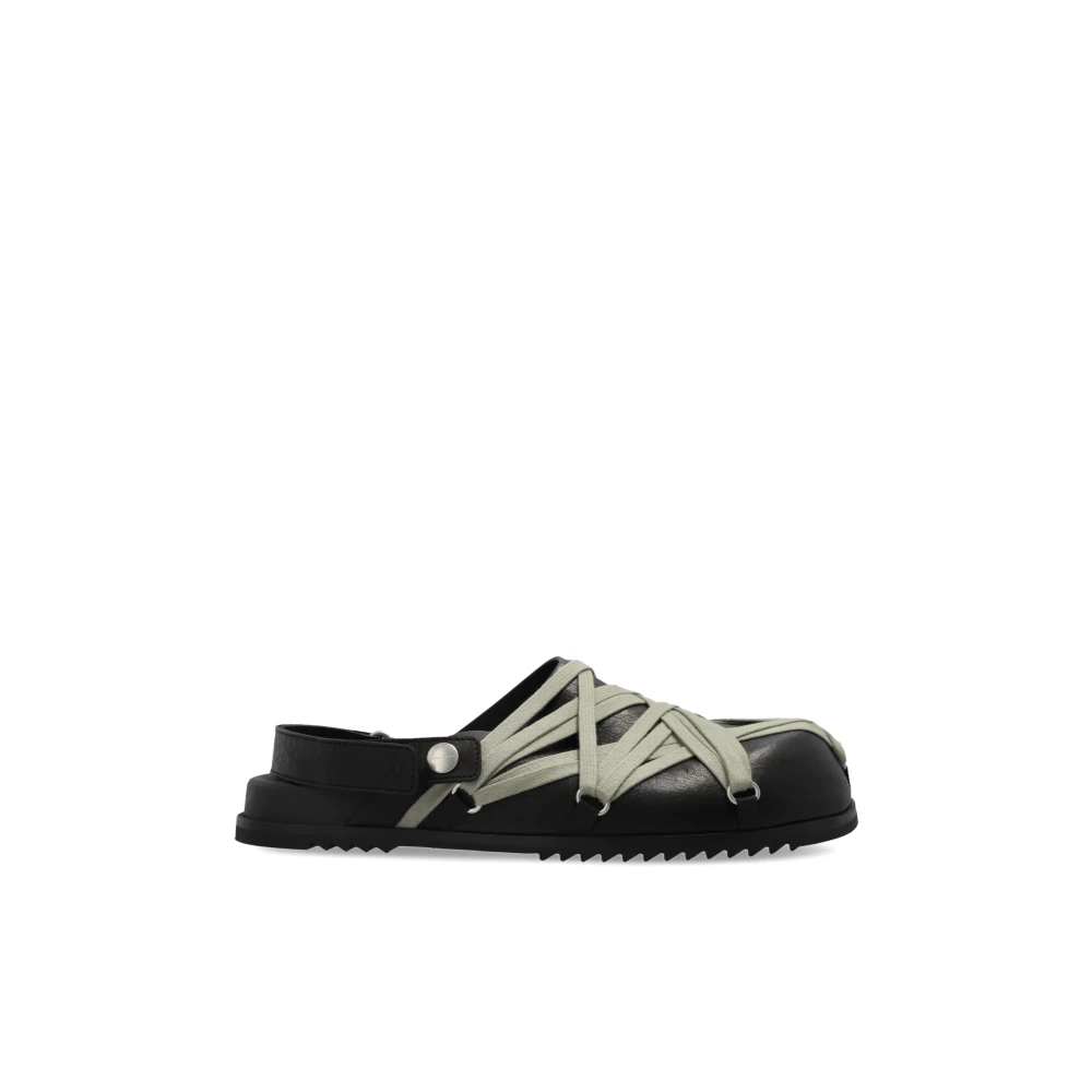 Rick Owens , Clogs, Female, Black, 4 Uk, Granola Shoes