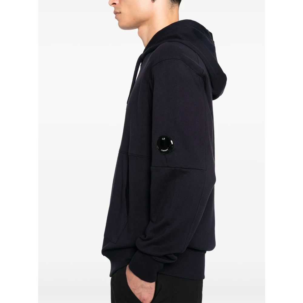 C.P. Company Blauwe Trui met Capuchon Carry Over Blue Heren