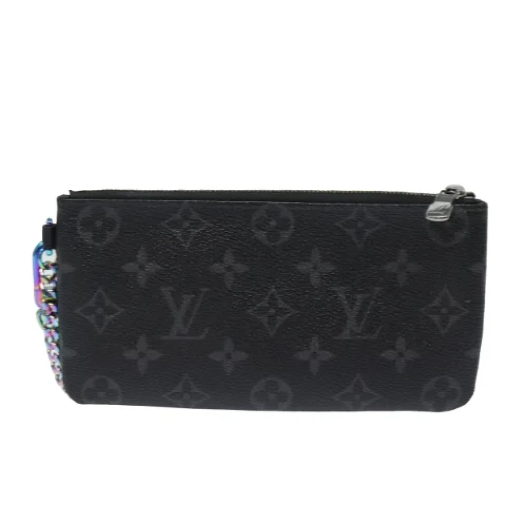 Louis Vuitton Vintage Pre-owned Canvas home-office Black Dames