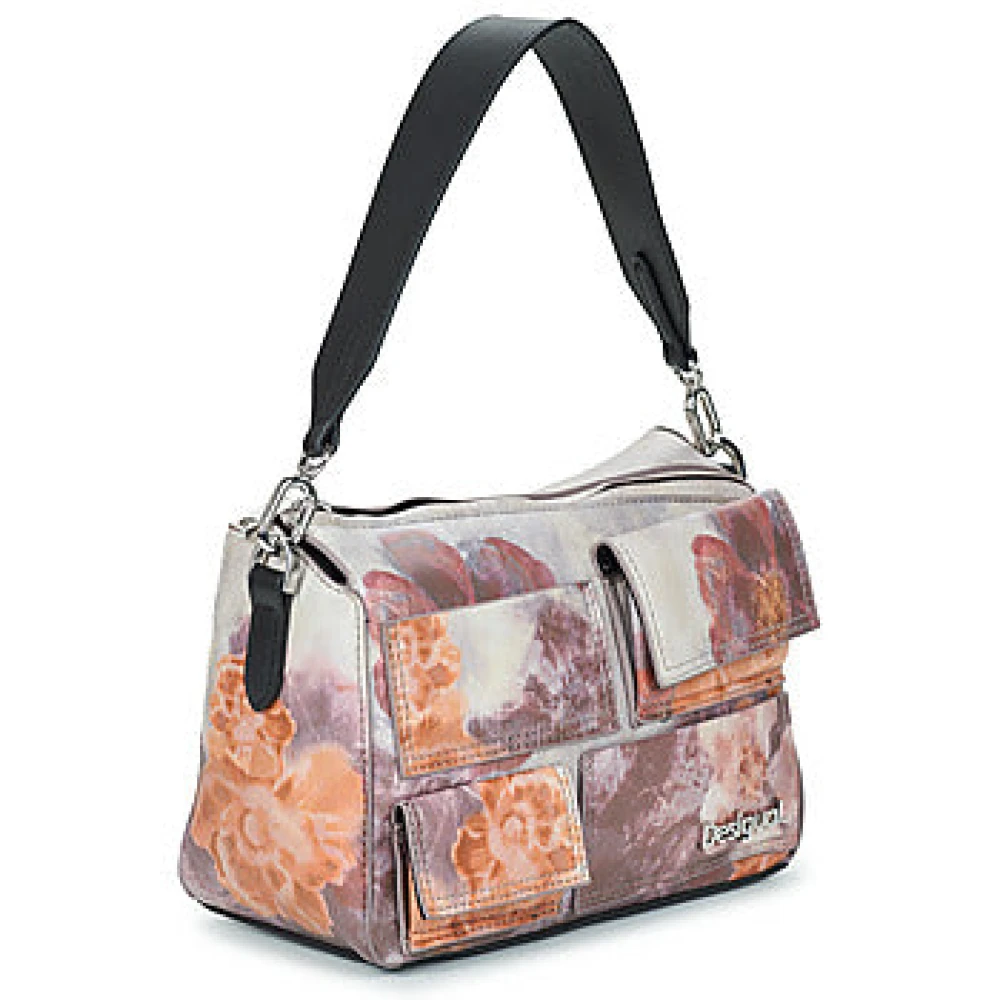 Desigual Kleurrijke Schoudertas Zak Bloesem Mini Multicolor Dames