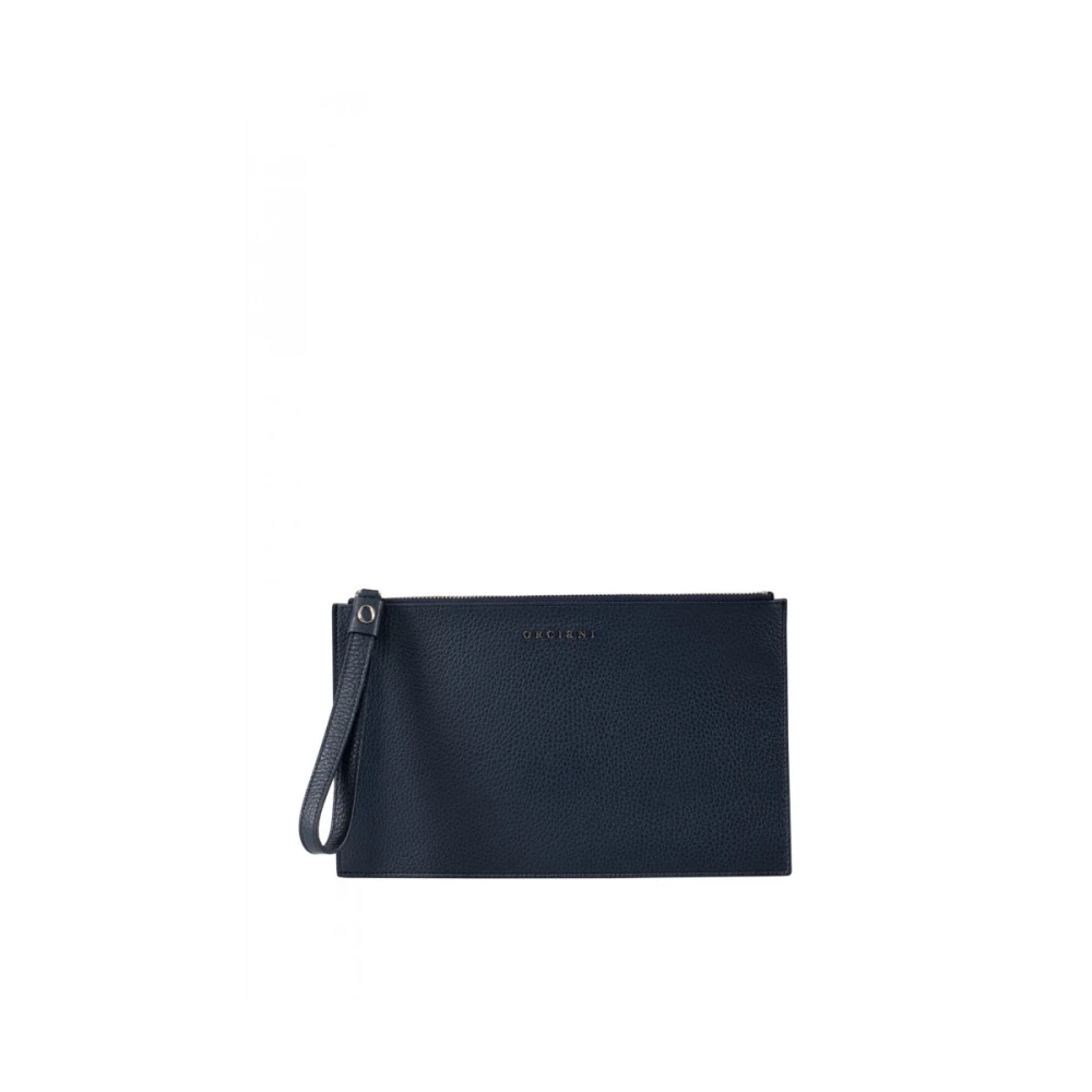 Orciani Heren Clutch Tas Blue Dames