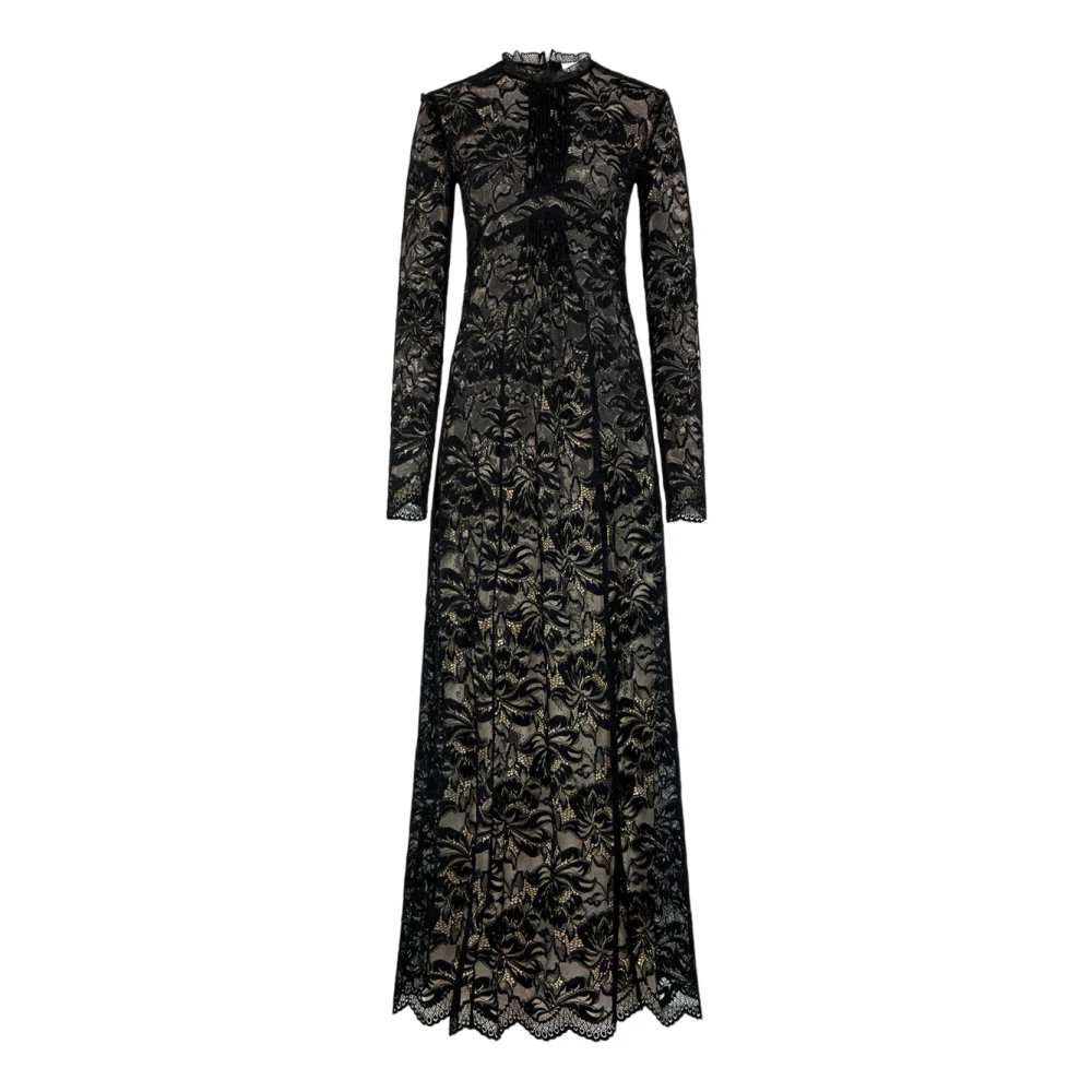 Paco Rabanne Elegante Kant Avondjurk Black Dames