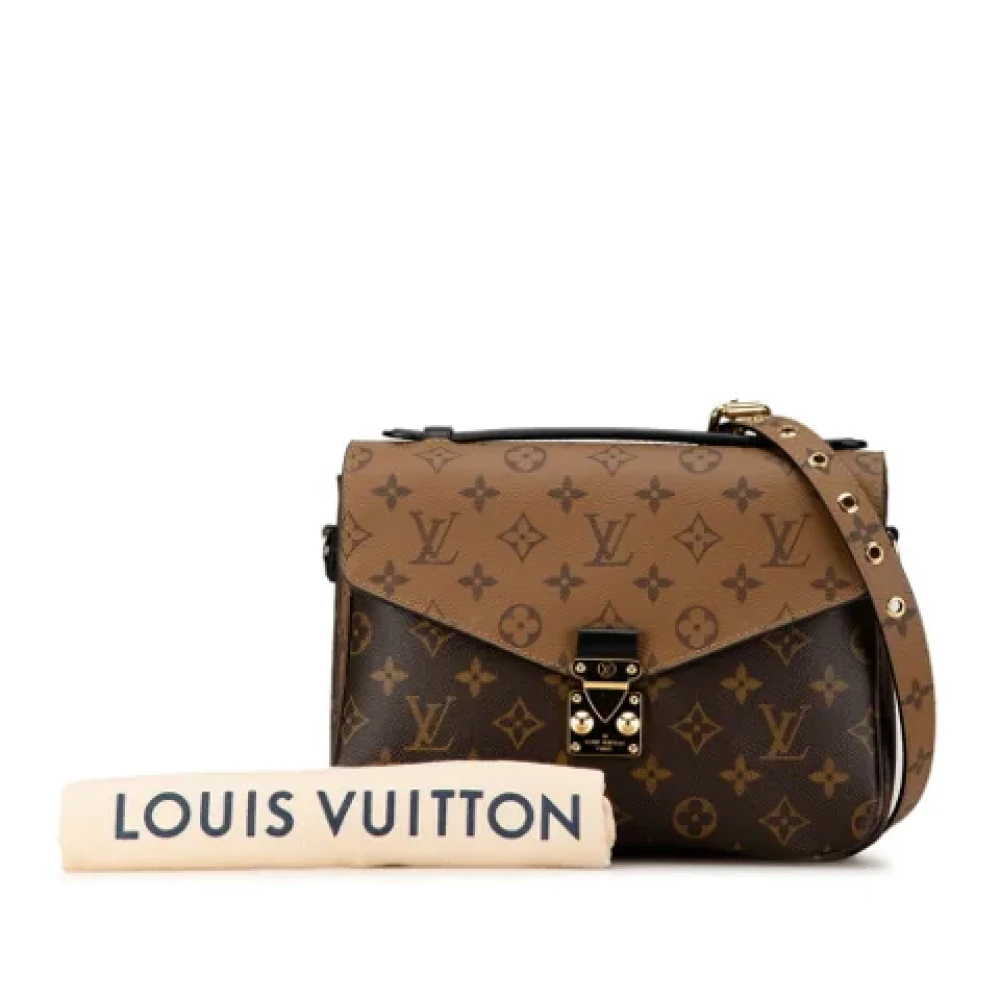 Louis Vuitton Vintage Pre-owned Leather louis-vuitton-bags Brown Dames