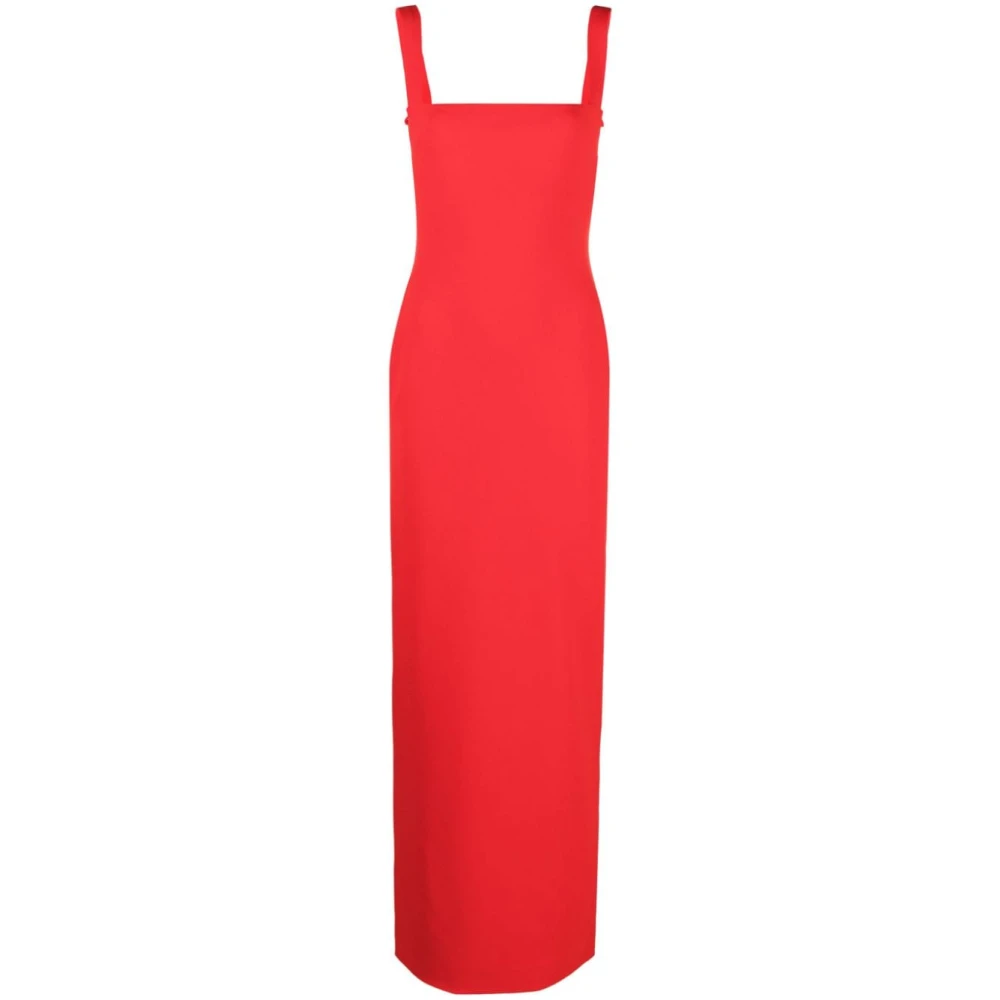 Solace London Red Gowns, Female, Xs, Fitted Tube Gown