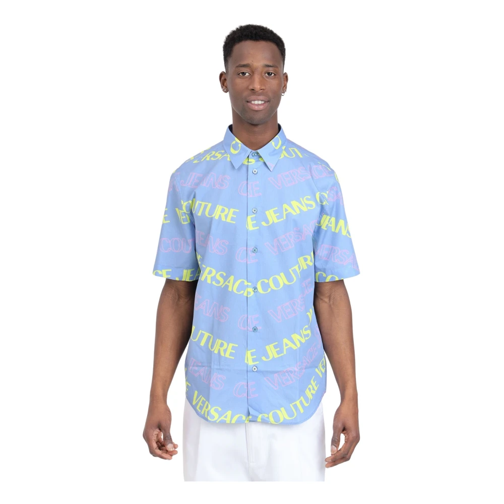Versace Jeans Couture Short Sleeve Shirts Multicolor Heren