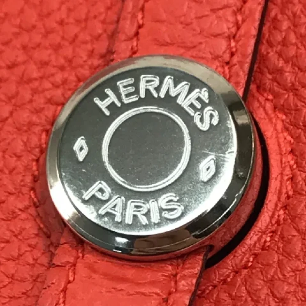 Hermès Vintage Pre-owned Leather wallets Orange Dames