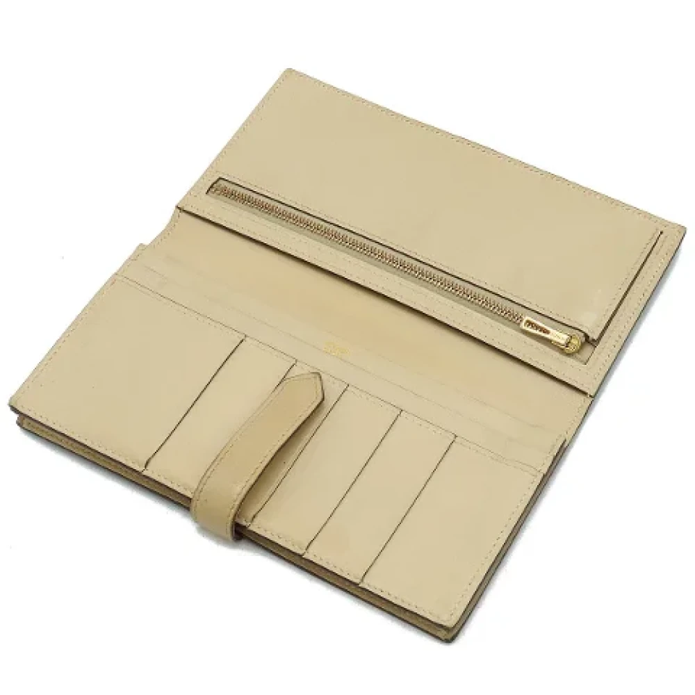 Hermès Vintage Pre-owned Leather wallets Blue Dames