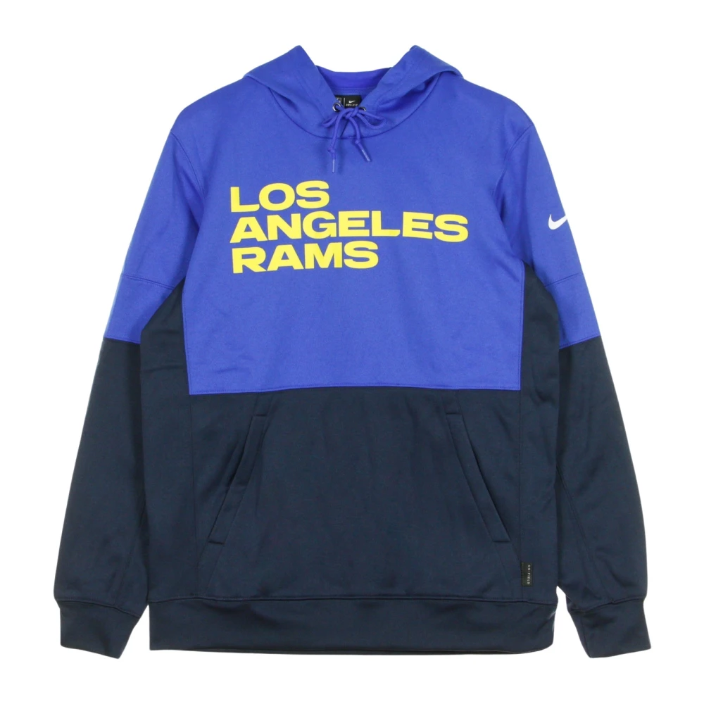 Nike NFL Team Name Lockup Hoodie Blue Heren