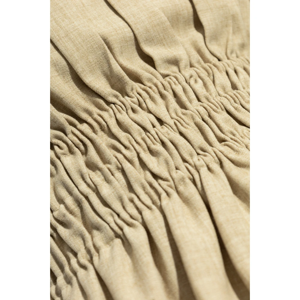 Gestuz Draped Top Beige Dames