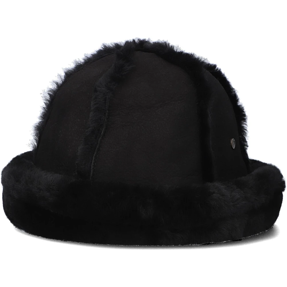 Warmbat Zwarte Merinowol Cobar Hat Black Dames