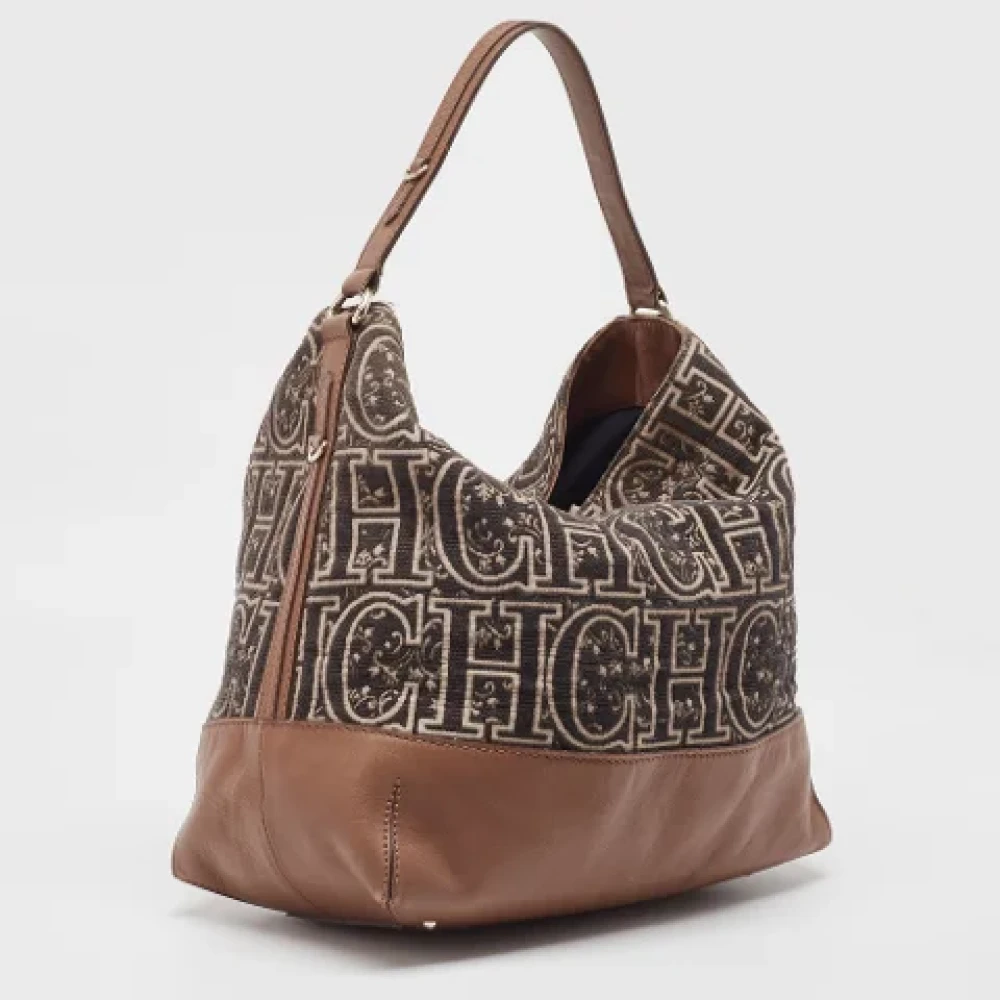 Carolina Herrera Pre-owned Fabric handbags Black Dames