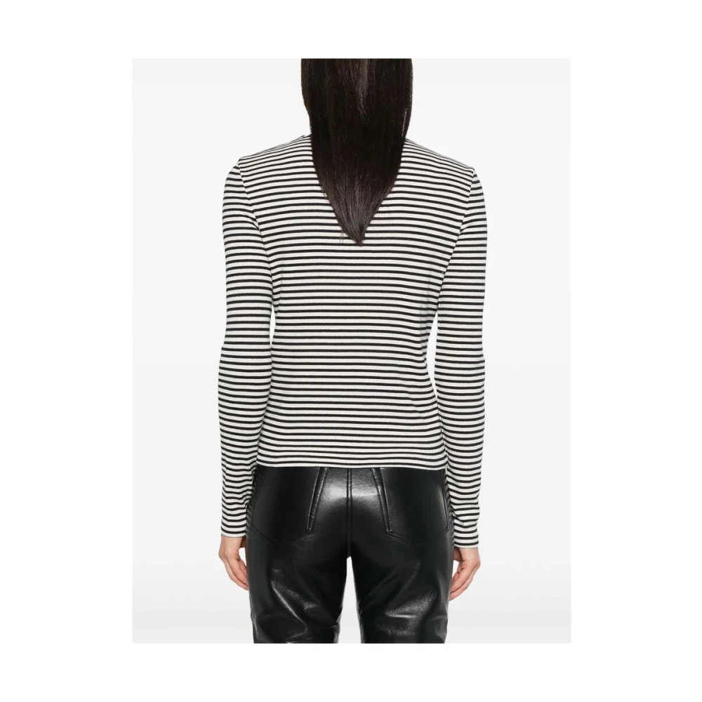 Anine Bing Alessia Langarm T-shirt Black Dames