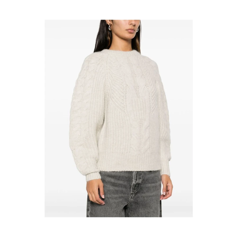 IRO Beige Kabeltrui Sweater Beige Dames