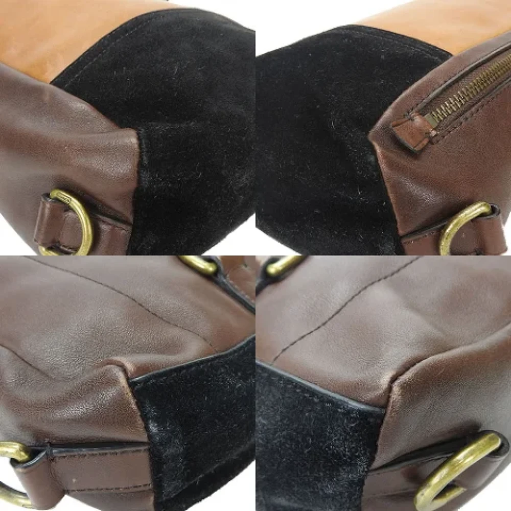Coach Pre-owned Leather shoulder-bags Brown Dames