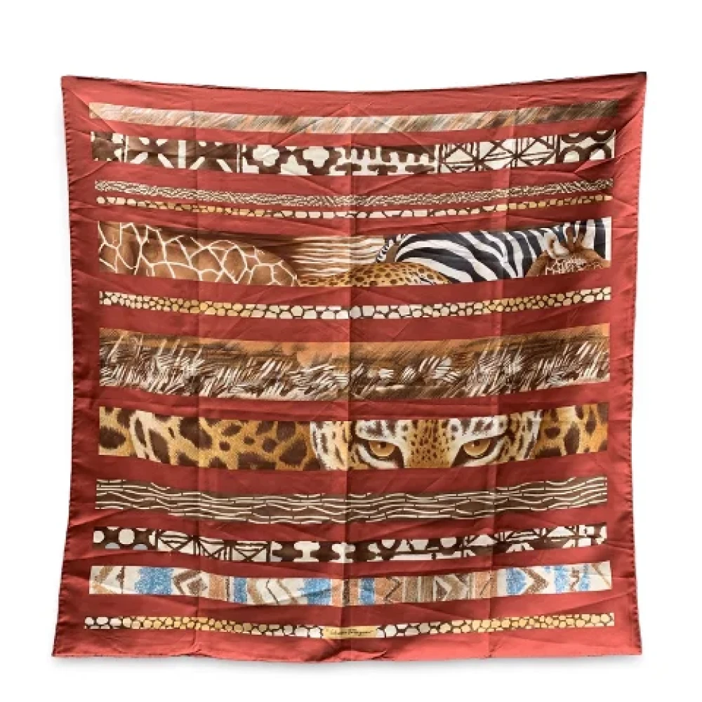 Pre-owned > Pre-owned Accessories > Pre-owned Scarves - - Salvatore Ferragamo Pre-owned - Modalova