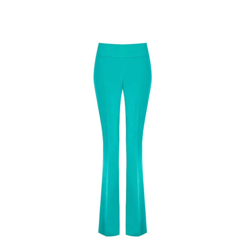 RINASCIMENTO Flared broek van technische stof Green Dames