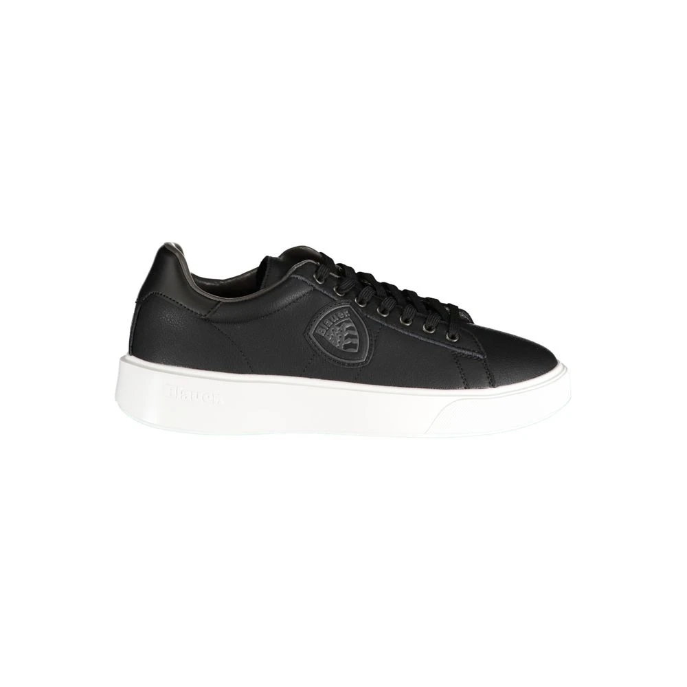Blauer Men's Black Sneakers, 7 Uk, Sporty Polyester Sneaker