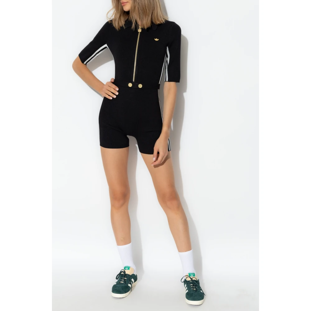 adidas Originals Jumpsuit met riem Black Dames