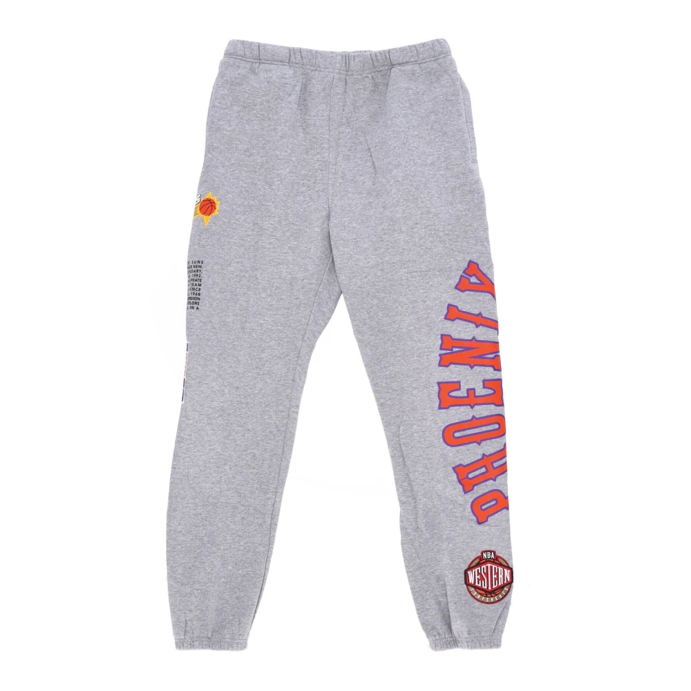 Mitchell & Ness NBA Team Origins Fleece Broek Gray Heren