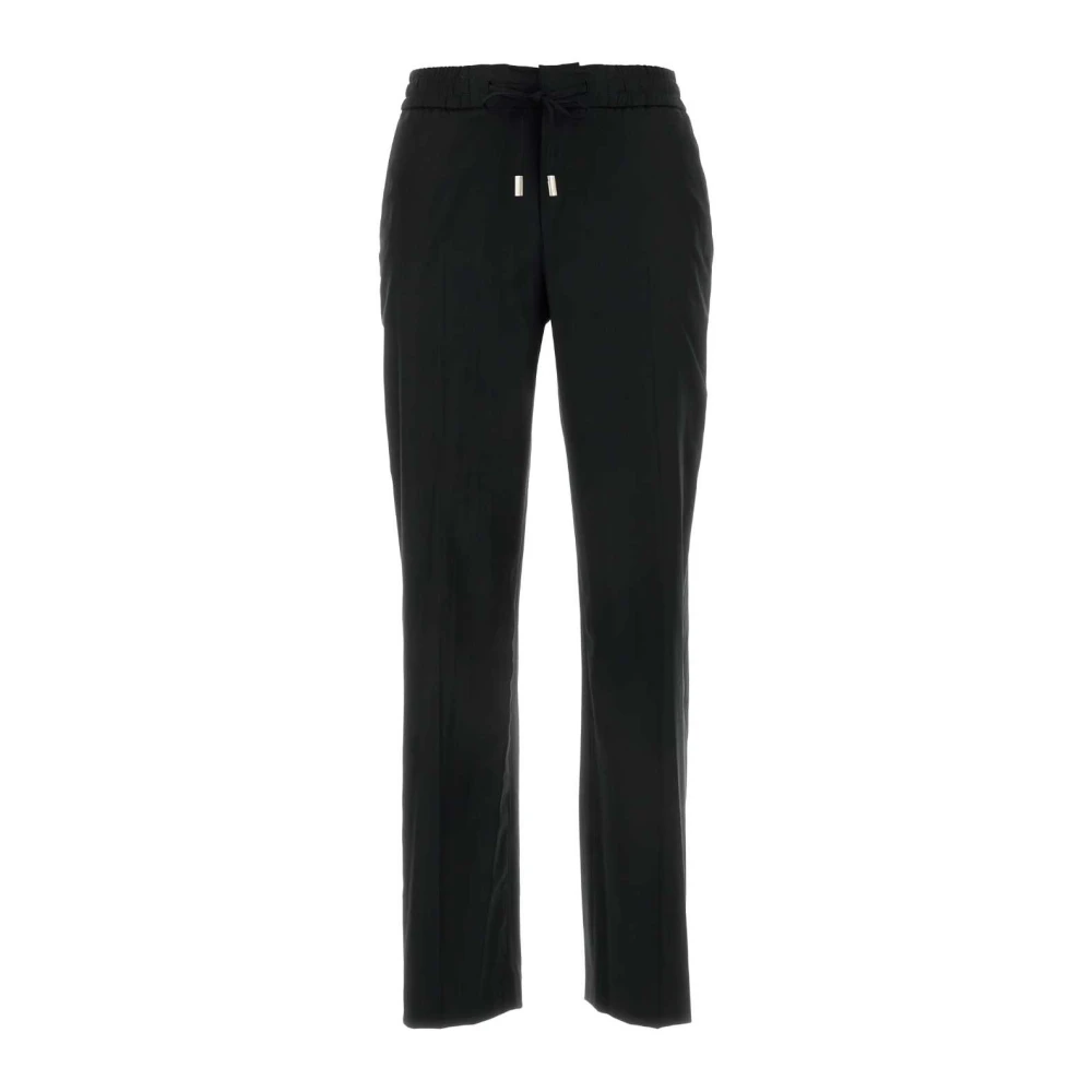 PT Torino Zwarte stretch wollen broek Black Dames