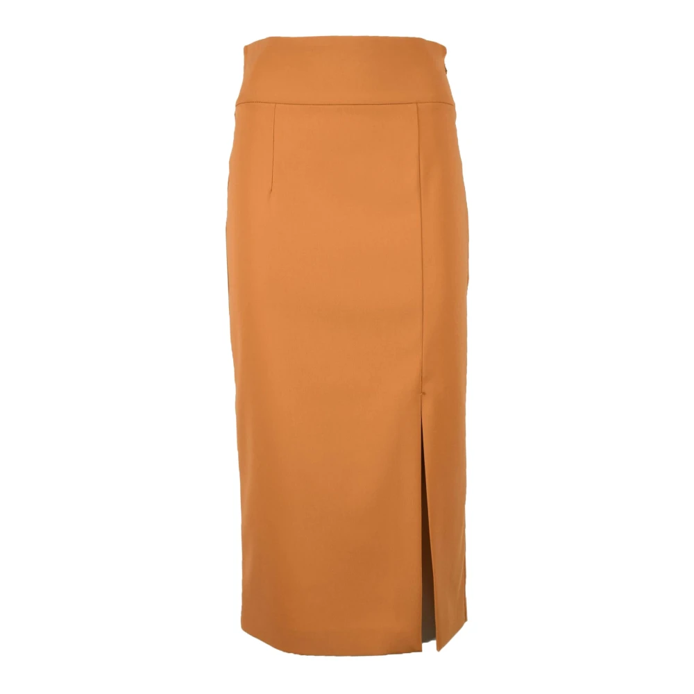 PATRIZIA PEPE Elegante rok met elasthaanmix Orange Dames