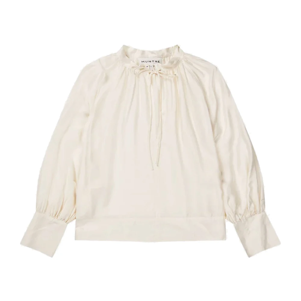 Munthe Women's Beige Blouses, M, Blouses