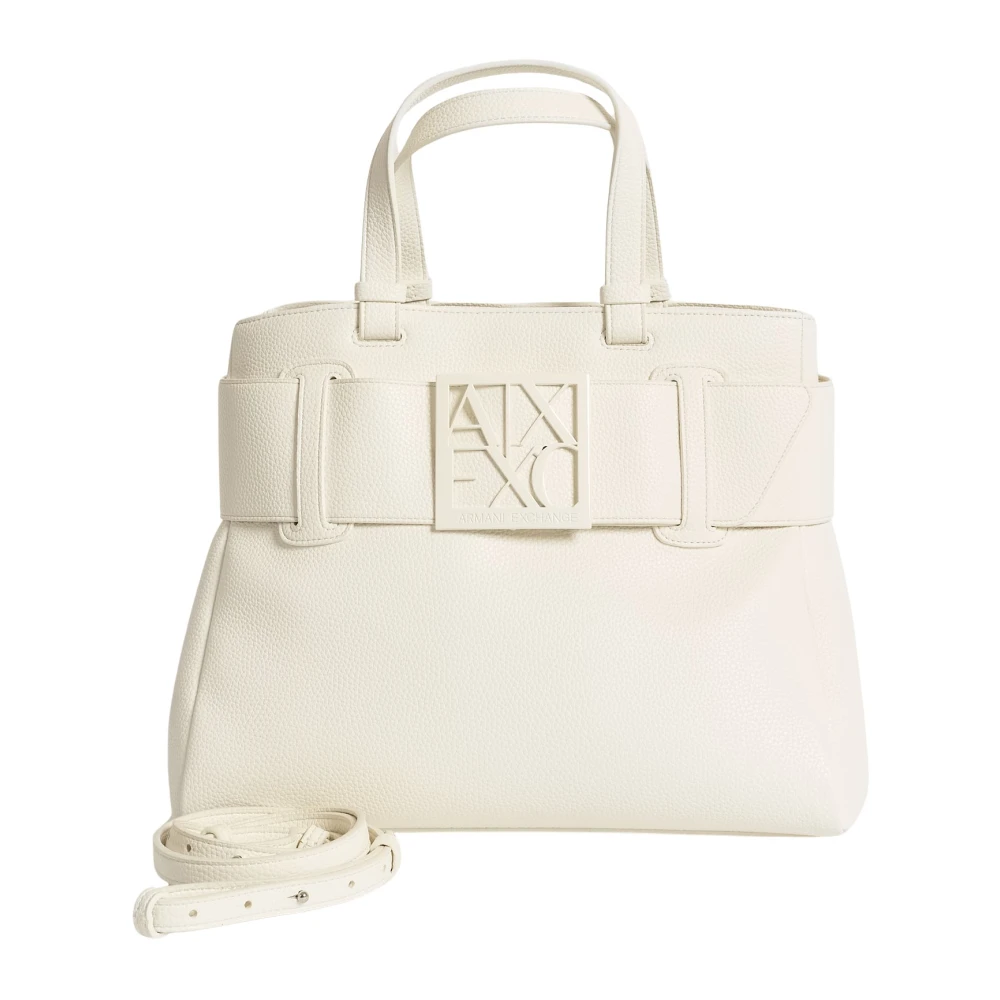 Armani Exchange Mujer Blanco Bolsos, Talla: One Size