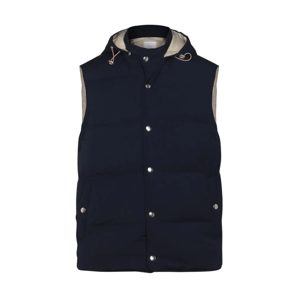 Eleventy - Jackets > Vests - Blue - Eleventy - Modalova