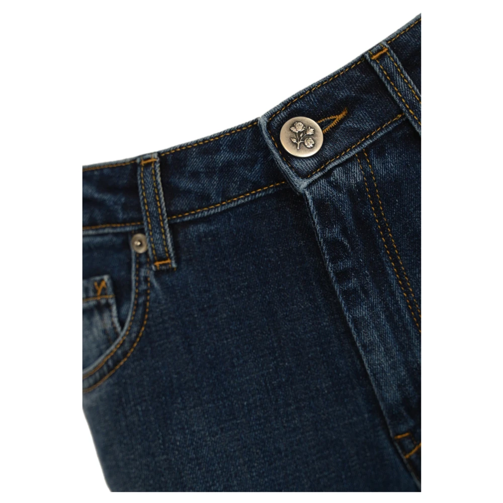 Re-Hash Blauwe Denim Damesbroek Blue Dames