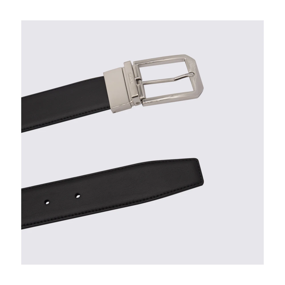 Ermenegildo Zegna Riemen Black Heren