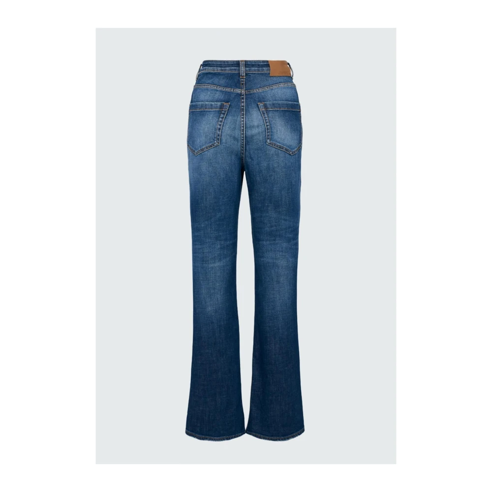 dorothee schumacher Klassieke Straight Jeans met Verborgen Slips en Riemlussen Blue Dames