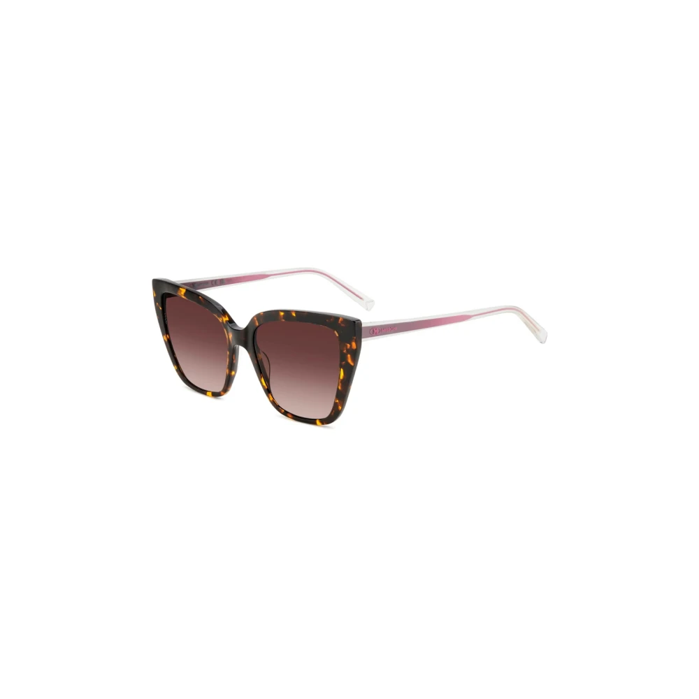 Missoni Women's Brown Sunglasses, One Size, Cat-Eye Logo Sunglasses