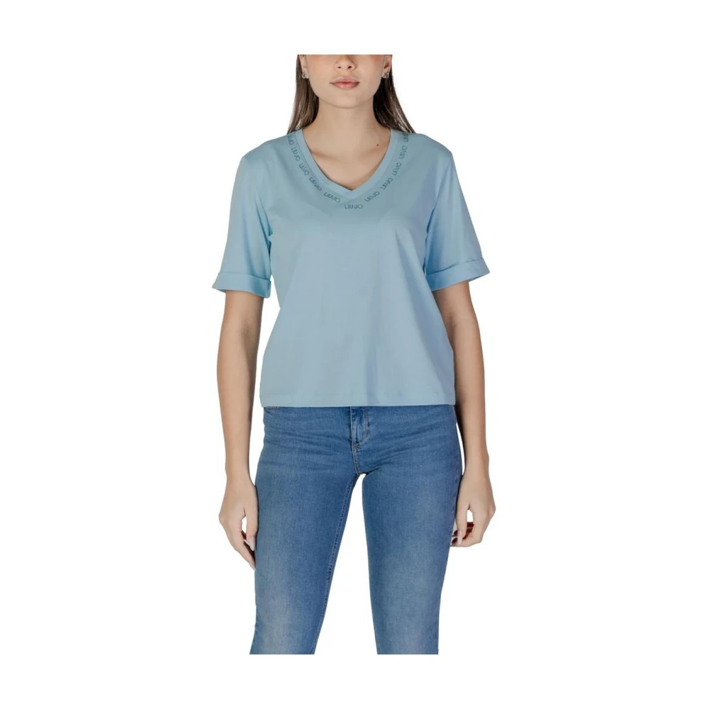 Liu Jo - Tops > T-Shirts - Blue - Liu Jo - Modalova