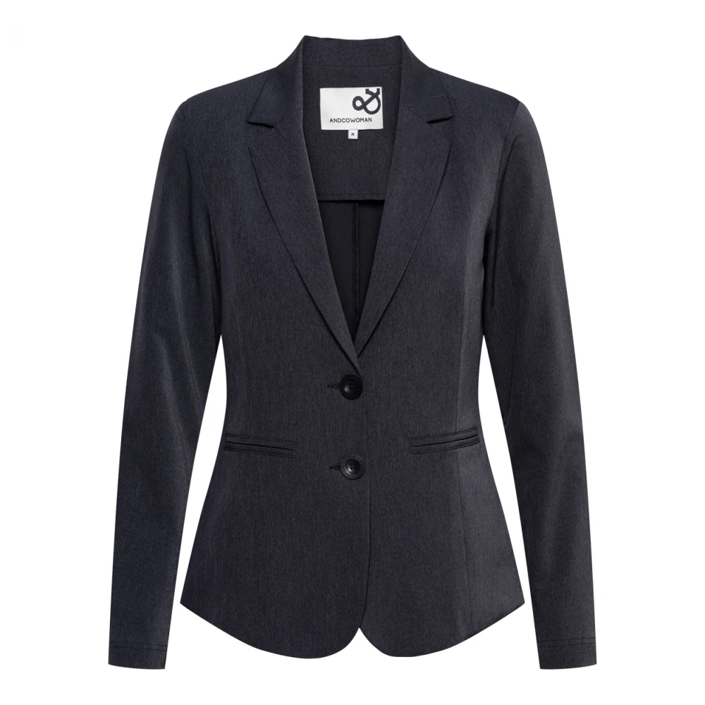 &Co Woman Blazer dames Stijlvol en tijdloos Gray Dames