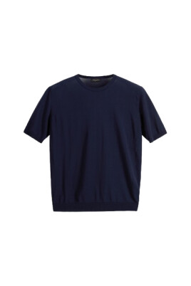 navy-blue-sweater-crew-neck-short-sleeve