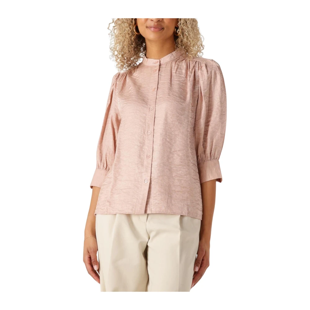 Nukus Eloise Blouse in Zachtroze Pink Dames