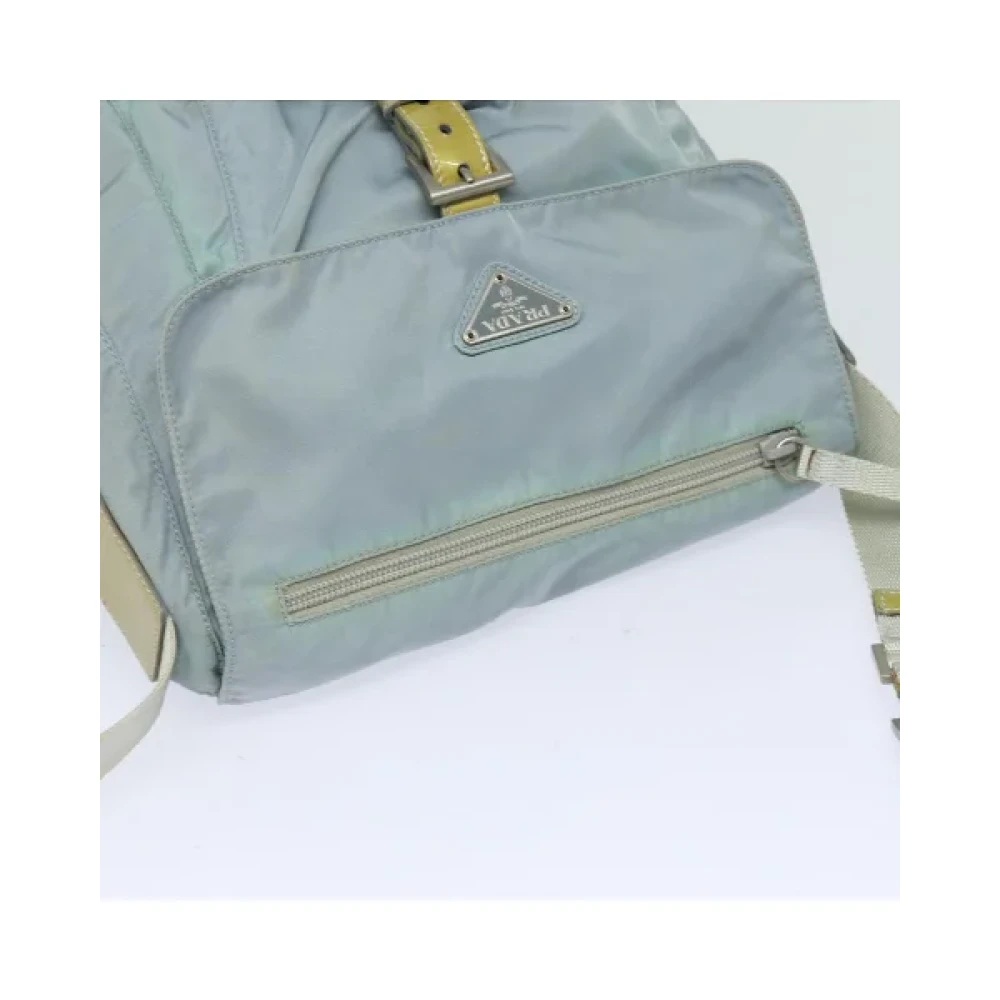 Prada Vintage Pre-owned Nylon prada-bags Gray Dames