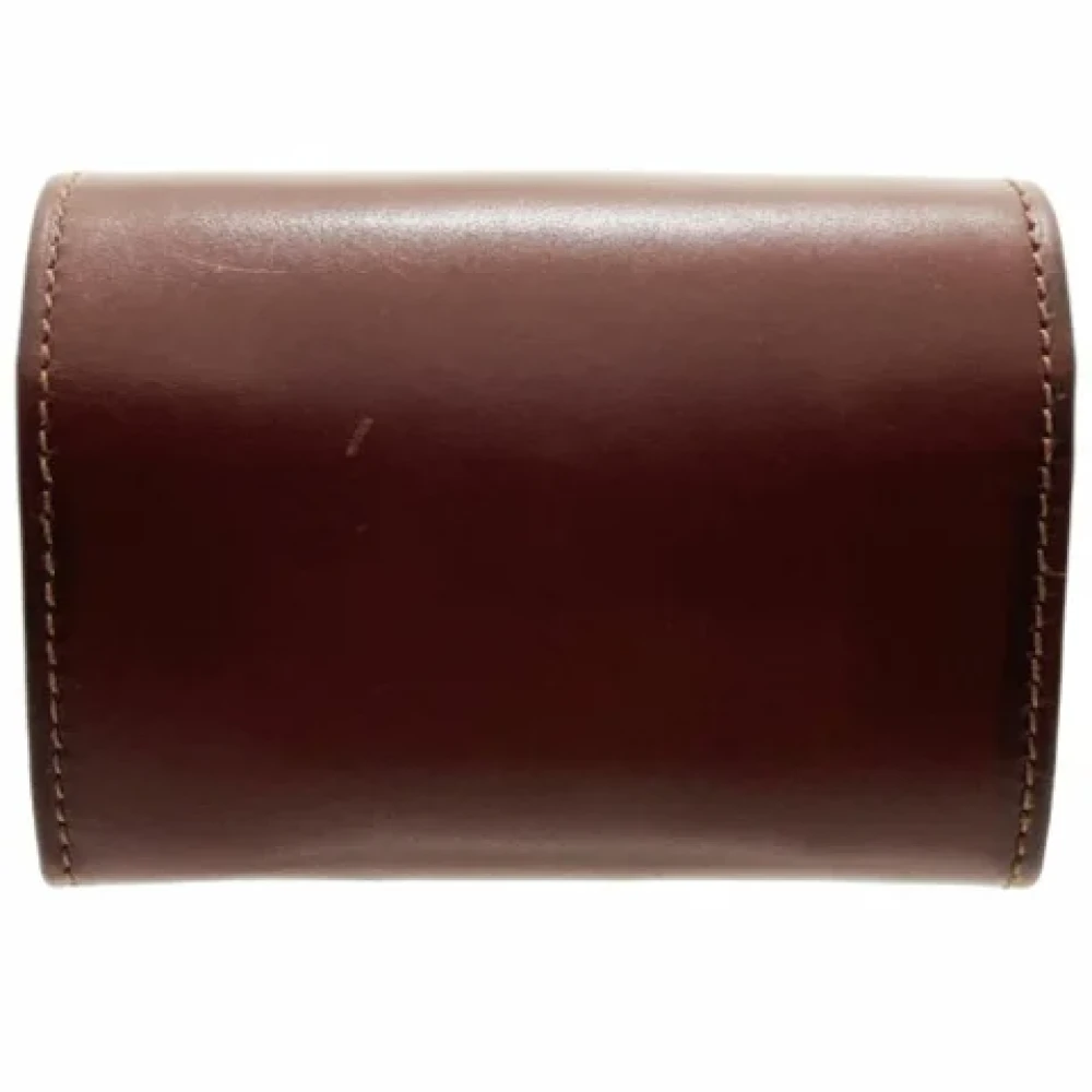 Salvatore Ferragamo Pre-owned Leather wallets Brown Dames
