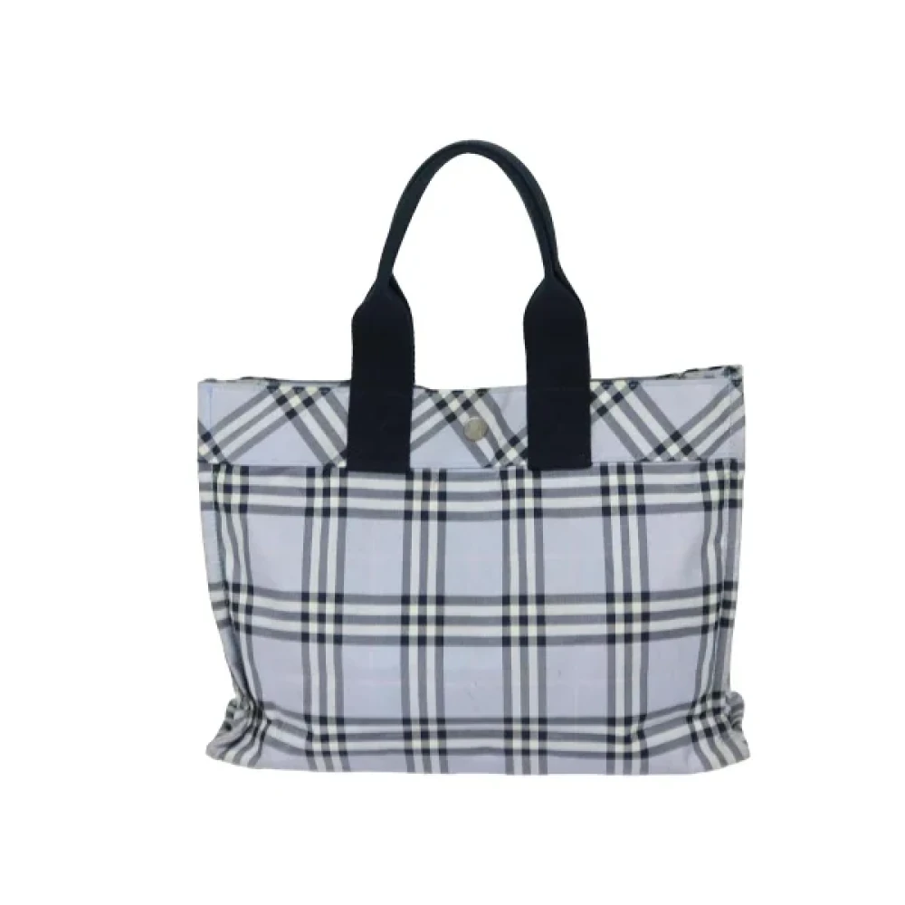 Burberry Vintage Pre-owned Nylon handbags Blue Dames
