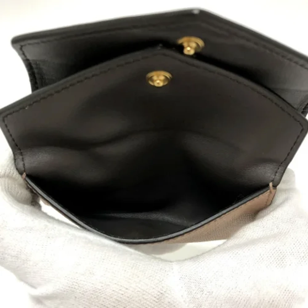 Prada Vintage Pre-owned Leather home-office Beige Dames