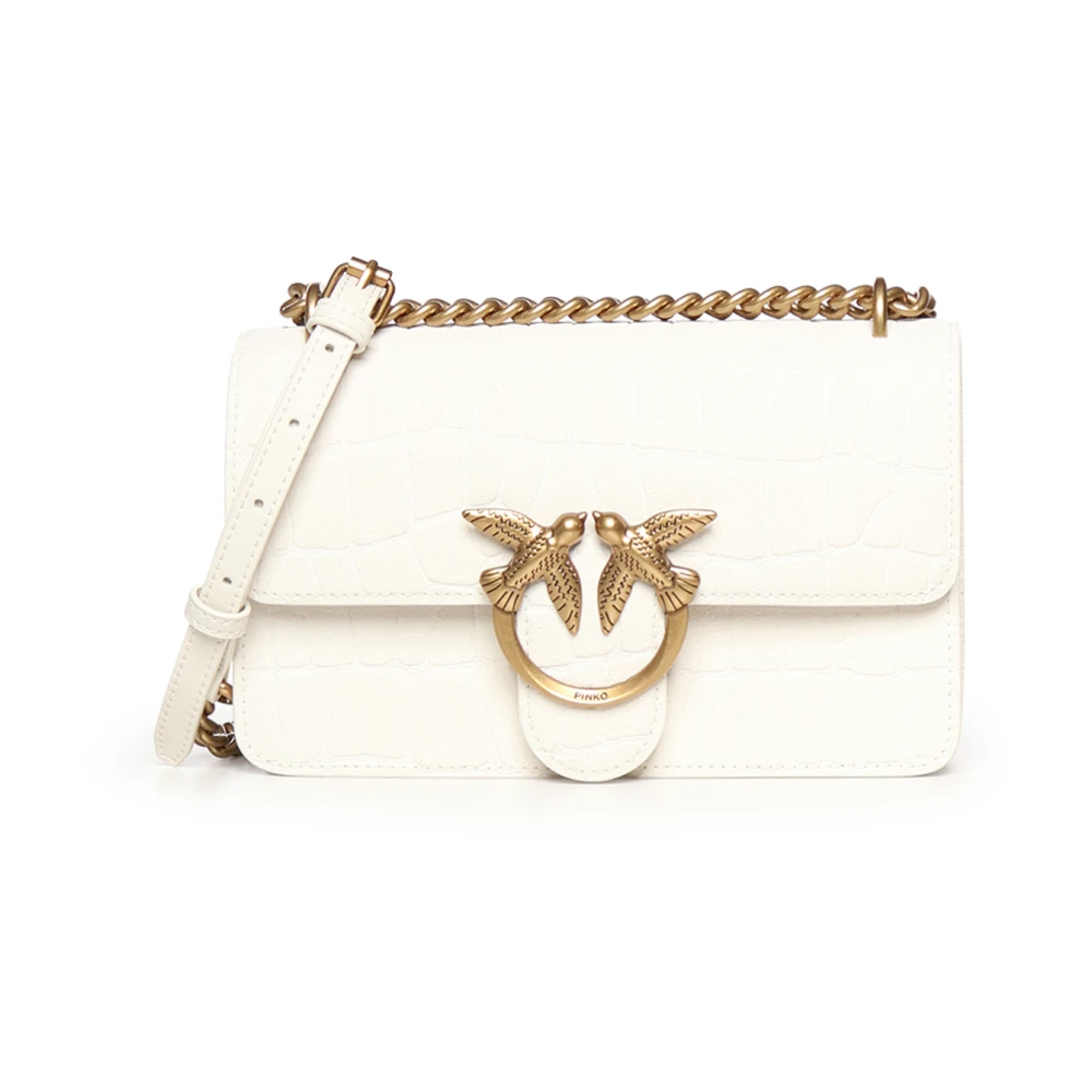 Pinko Women's White Cross Body Bags, One Size, Love Bag Borse